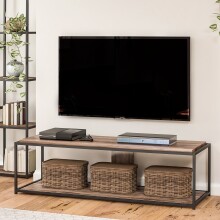 TV-Board >Ulva< in Braun - 152x45x52 (BxHxT)