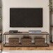 TV-Board >Ulva< in Braun - 152x45x52 (BxHxT)