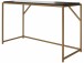 Arbeitstisch >Ulva< in Braun, MDF/Folie/Metall - 125x75x52cm (BxHxT)