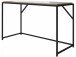 Schreibtisch >Ulva< in Grau, MDF/Folie/Metall - 125x75x52cm (BxHxT)