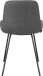 Polsterstuhl >Eskil< (2er-Set) in Grau, Mikrofaser/Metall - 49x82x55cm (BxHxT)
