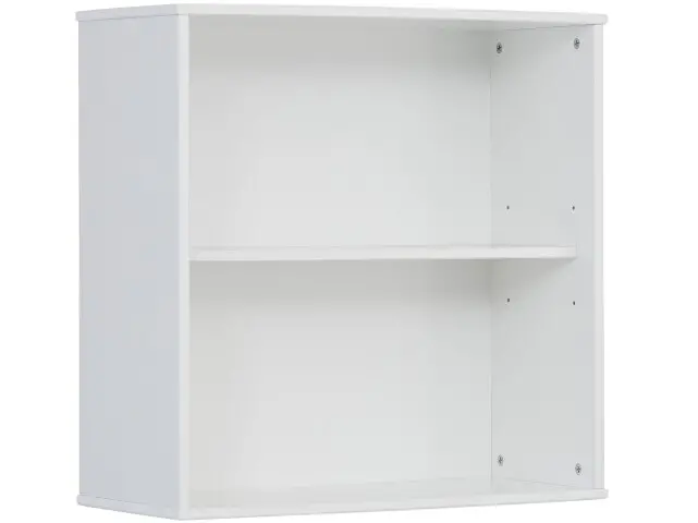 Hängeschrank >Eystein< in Weiß, Kiefer/MDF - 65x28x65cm (BxHxT)