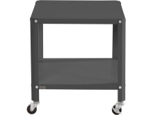 Couchtisch >Dagfinn< in Schwarz, Metall - 46x48x46cm (BxHxT)