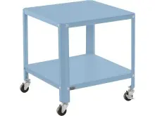 Beistelltisch >Dagfinn< in Blau, Metall -...