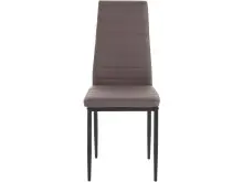Polsterstuhl >Reidar< (4er-Set) in Braun, PU/Metall...