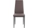 Polsterstuhl >Reidar< (4er-Set) in Braun, PU/Metall - 42x98x53cm (BxHxT)