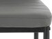 Stuhl >Reidar< (4er Set) in Grau, PU/Metall - 42x98x53cm (BxHxT)