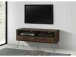 TV-Bank >Sissel< in Braun, MDF/Folie/Metall - 120x57x40cm (BxHxT)