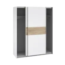 Schiebetürenschrank >WINNER< 2 Böden, 2...