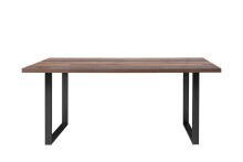Esstisch >TABLES< Gestell Metall schwarz, Platte...