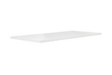 Esstisch >TABLES< Gestell Metall schwarz, Platte Weiss - 180x74,7x90cm (BxHxT)