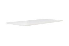 Esstisch >TABLES< Gestell Metall schwarz, Platte Weiss - 180x74,7x90cm (BxHxT)