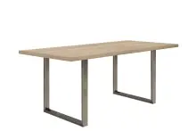 Esstisch >TABLES< Gestell Metall, Platte Sonoma...
