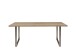 Esstisch >TABLES< Gestell Metall, Platte Sonoma Eiche Dekor - 180x74,7x90cm (BxHxT)