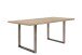 Esstisch >TABLES< Gestell Metall, Platte Sonoma Eiche Dekor - 180x74,7x90cm (BxHxT)