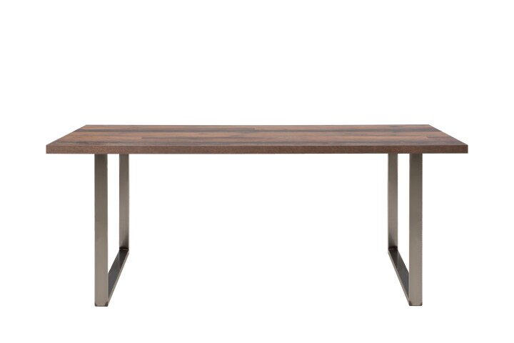 Esstisch >TABLES< Gestell Metall, Platte Old-Wood Vintage - 180x74,7x90cm (BxHxT)