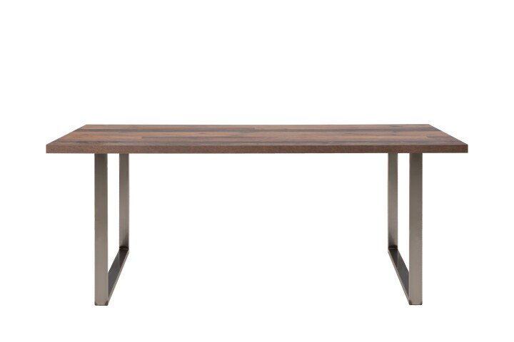 Esstisch >TABLES< Gestell Metall, Platte Old-Wood Vintage - 180x74,7x90cm (BxHxT)
