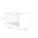 Babybett >WINNIE< Liegefläche 70x140cm, Sonoma Eiche / Weiss - 75,8x80,5x144,4cm (BxHxT)