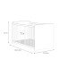 Babybett >WINNIE< Liegefläche 70x140cm, Sonoma Eiche / Weiss - 75,8x80,5x144,4cm (BxHxT)