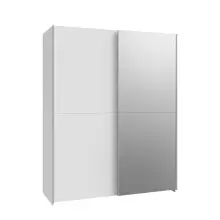 Schiebetürenschrank >Schach & Matt< Weiss...