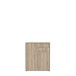 Kommode >TEMPRA2< 2 Türen, 2 Schübe, Sonoma Eiche Dekor - 73,7x85,5x34,8cm (BxHxT)