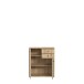 Kommode >TEMPRA2< 2 Türen, 2 Schübe, Artisan Eiche Dekor - 73,7x85,5x34,8cm (BxHxT)
