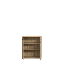 Kommode >TEMPRA2< 2 Türen, 2 Böden, Artisan Eiche Dekor - 73,7x85,5x34,8cm (BxHxT)