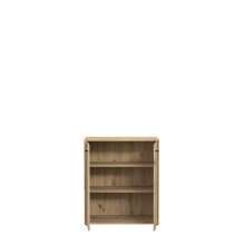 Kommode >TEMPRA2< 2 Türen, 2 Böden, Artisan Eiche Dekor - 73,7x85,5x34,8cm (BxHxT)