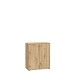 Kommode >TEMPRA2< 2 Türen, 2 Böden, Artisan Eiche Dekor - 73,7x85,5x34,8cm (BxHxT)