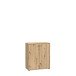 Kommode >TEMPRA2< 2 Türen, 2 Böden, Artisan Eiche Dekor - 73,7x85,5x34,8cm (BxHxT)