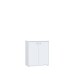 Kommode >TEMPRA2< 2 Türen, 2 Böden, in Weiss - 73,7x85,5x34,8cm (BxHxT)