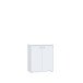 Kommode >TEMPRA2< 2 Türen, 2 Böden, in Weiss - 73,7x85,5x34,8cm (BxHxT)