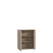 Kommode >TEMPRA2< 2 Türen, 2 Böden, Sonoma Eiche Dekor - 73,7x85,5x34,8cm (BxHxT)
