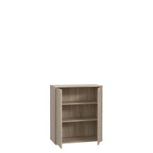 Kommode >TEMPRA2< 2 Türen, 2 Böden, Sonoma Eiche Dekor - 73,7x85,5x34,8cm (BxHxT)