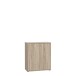 Kommode >TEMPRA2< 2 Türen, 2 Böden, Sonoma Eiche Dekor - 73,7x85,5x34,8cm (BxHxT)