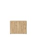 Sideboard >TEMPRA2< 3 Türen, 2 Schübe, Artisan Eiche Dekor - 108,8x85,5x34,8cm (BxHxT)