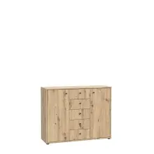 Sideboard >TEMPRA2< 2 Türen, 5 Schübe,...