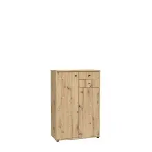 Hochkommode >TEMPRA2< 2 Türen, 2 Schübe,...