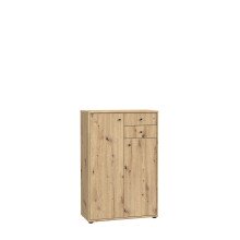 Hochkommode >TEMPRA2< 2 Türen, 2 Schübe,...