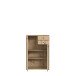 Hochkommode >TEMPRA2< 2 Türen, 2 Schübe, Artisan Eiche Dekor - 73,7x111,1x34,8cm (BxHxT)