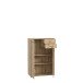 Hochkommode >TEMPRA2< 2 Türen, 2 Schübe, Artisan Eiche Dekor - 73,7x111,1x34,8cm (BxHxT)