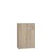 Hochkommode >TEMPRA2< 2 Türen, 2 Schübe, Sonoma Eiche Dekor - 73,7x111,1x34,8cm (BxHxT)