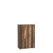 Hochkommode >TEMPRA2< 2 Türen, 2 Böden, Old-Wood Vintage Dekor - 73,7x111,1x34,8cm (BxHxT)