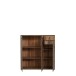 Sideboard >TEMPRA2< 3 Türen, 2 Schübe, Old-Wood Vintage Dekor - 108,8x111,1x34,8cm (BxHxT)