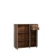 Sideboard >TEMPRA2< 3 Türen, 2 Schübe, Old-Wood Vintage Dekor - 108,8x111,1x34,8cm (BxHxT)