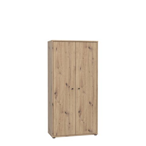 Mehrzweckschrank >TEMPRA2< 2 Türen, 4 Böden, Artisan Eiche Dekor - 73,7x149,5x34,8cm (B/H/T)