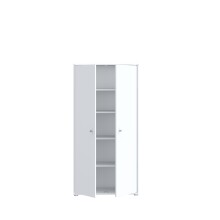 Mehrzweckschrank >TEMPRA2< 2 Türen, 4 Böden, weiss - 73,7x149,5x34,8cm (B/H/T)