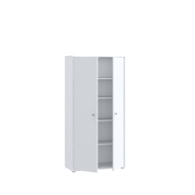Mehrzweckschrank >TEMPRA2< 2 Türen, 4 Böden, weiss - 73,7x149,5x34,8cm (B/H/T)