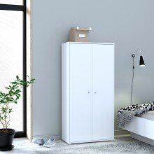 Mehrzweckschrank >TEMPRA2< 2 Türen, 4 Böden, weiss - 73,7x149,5x34,8cm (B/H/T)
