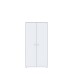 Mehrzweckschrank >TEMPRA2< 2 Türen, 4 Böden, weiss - 73,7x149,5x34,8cm (B/H/T)
